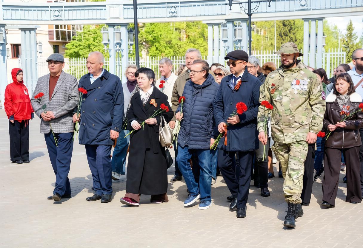 Медицинские работники почтили память павших в годы Великой Отечественной войны